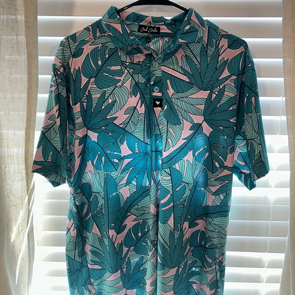 Bad Birdie Golf Polo (Palmnado) Size Large